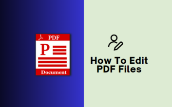 Edit PDF Files